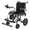 Electric Wheelchair 220lbs Capacity Foldable Lightweight 12 Mile