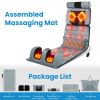 Full Body Electric Massage Mat Heating Vibration Massage Pad Cushion Back Massage Mattress Chair Pad with Neck massage Foot massage Head Pillow Inflat