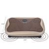 Vibration Plate Fitness Platform Whole Body Exercise Machine with 120 Speed Levels, Lymphatic Drainage, Fat Burning, and Weight Loss