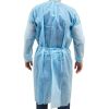 Hospital Disposable Gowns with Sleeves X-Large, Pack of 25 Blue Disposable Isolation Gowns, PPE Medical Disposable Gown with 45 GSM