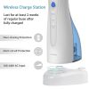 Cordless Water Flosser, Lächen Dental Oral Irrigator Portable with Wireless Charge Station,IPX7 Waterproof