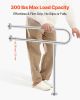 VEVOR Toilet Safety Rail, 31.5 Inch U-Shaped Handicap Grab Bar, 304 Stainless Steel Senior Safety Pole, Toilet Grab Bars with Anti-Slip Handle