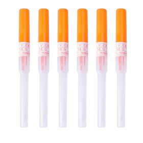 6pcs Sterilized Catheter Piercing Needles Supply Professional Piercing Stores Home Nose Lip Ear Eyebrow Body Piercing Needle (Color: 14G(1.6mm)-6pcs)