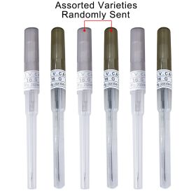 6pcs Sterilized Catheter Piercing Needles Supply Professional Piercing Stores Home Nose Lip Ear Eyebrow Body Piercing Needle (Color: 16G(1.2mm)-6pcs)