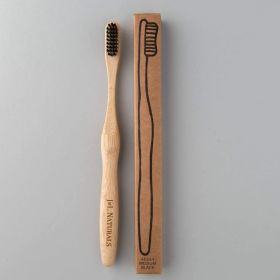 Bamboo Toothbrush (Duo) (Color 2: Black, Color 1: Black)