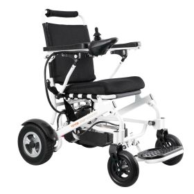 VEVOR Electric Wheelchair for Adults Seniors, 300 lbs Weight Capacity, 17.7 in Width Lightweight Foldable Motorized Power Wheelchairs (Backrest Angle: Unadjustable, Seat Width: 17 in)