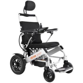 VEVOR Electric Wheelchair for Adults Seniors, 300 lbs Weight Capacity, 20 in Width Lightweight Foldable Motorized Power Wheelchairs (Backrest Angle: adjustable, Seat Width: 20 in)