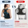 Men'S And Women'S Adjustable Back Support, Shoulder Brace, Provides Lumbar Support, Back And Waist Support, Suitable For Office, Sports