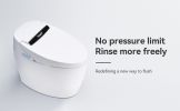 Smart Toilets with Heated Bidet Seat.Portable toilet with bidet built.Intelligent Toilet Auto Open/Close Seat. Bidet toilet with Dryer and Warm Water